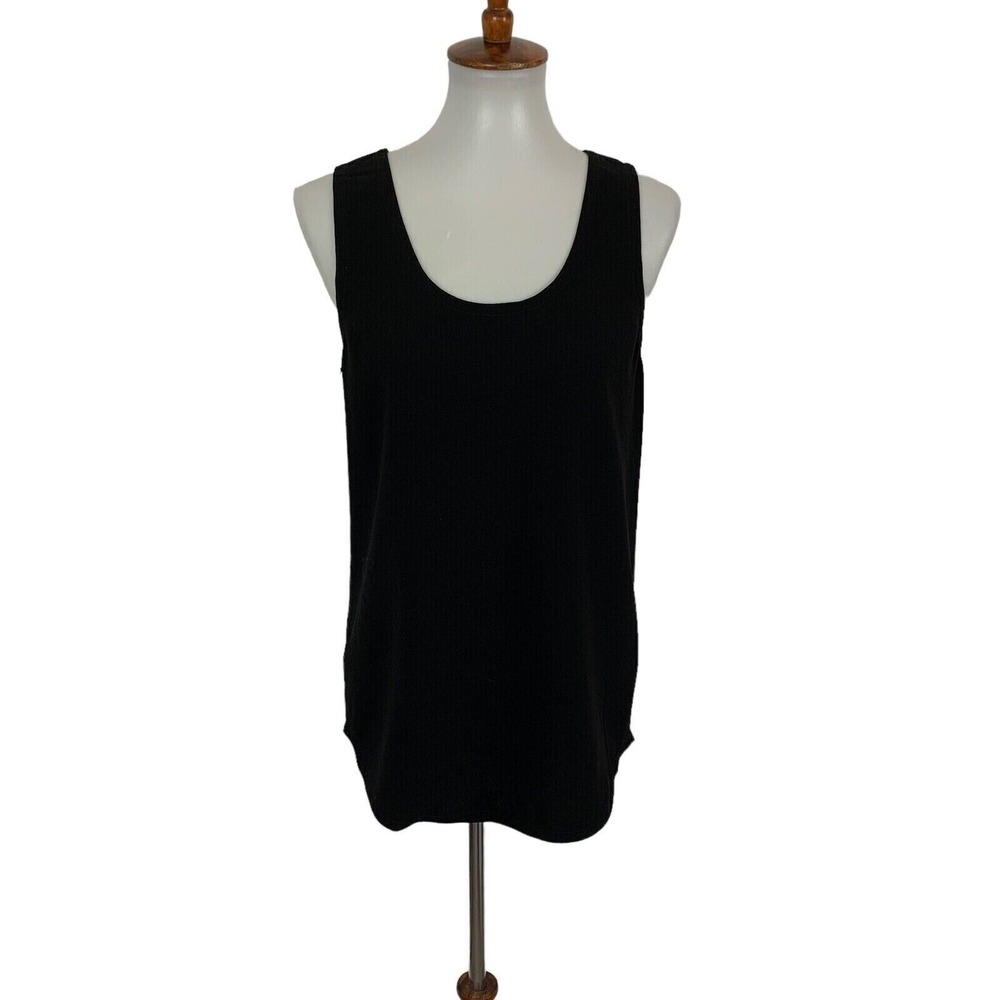 T Babaton Tank Top Small Black Sleeveless‎ Stretch Layering Basic Minimalist